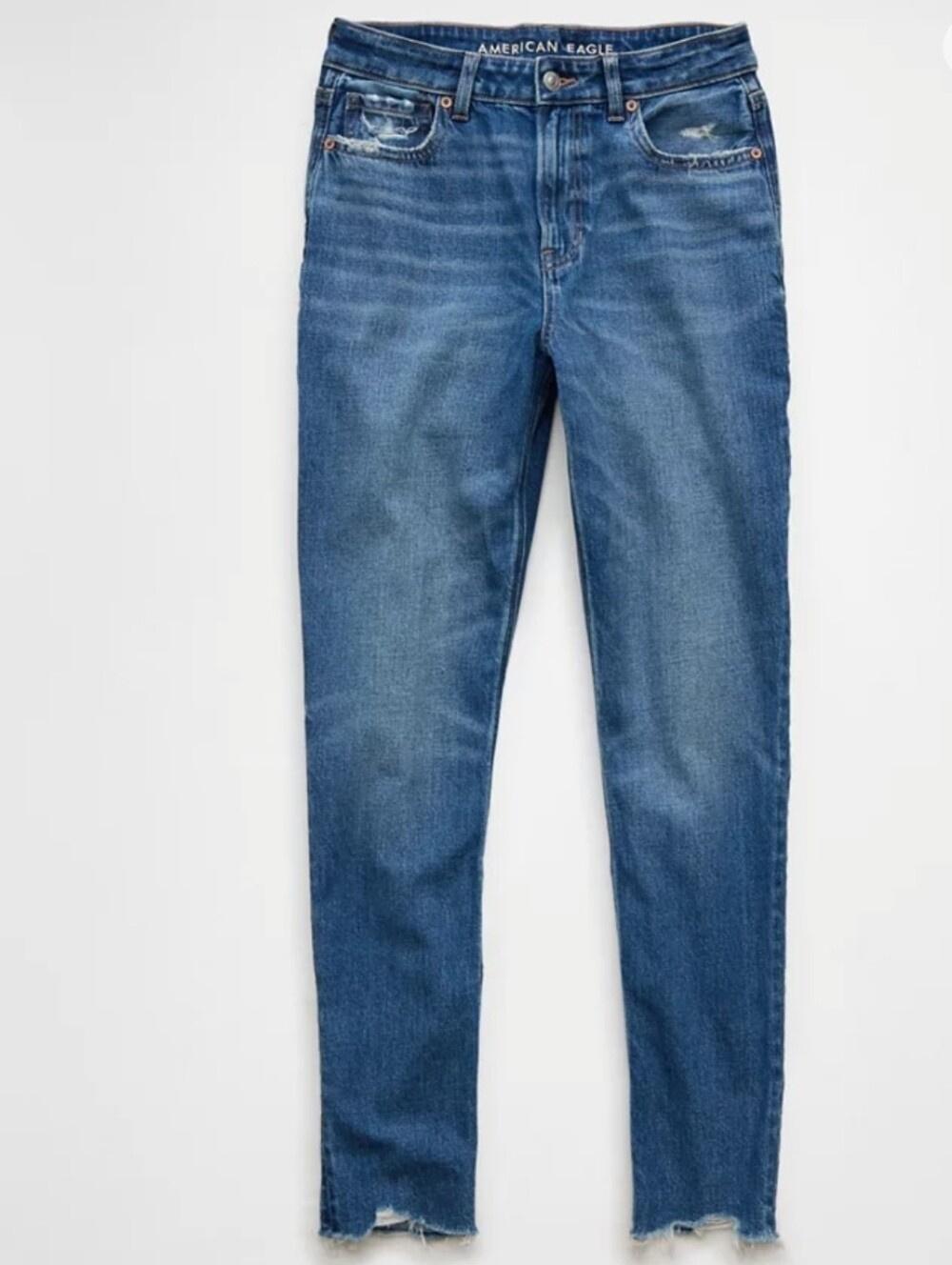 American Eagle Outfitters Super High-Rise Strigid Mom Jeans